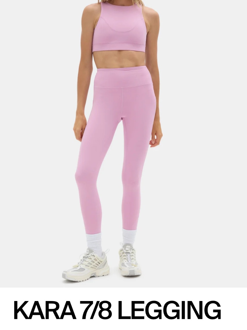 NEW💜Halfdays Women's Kara/Camille 7/8 Leggings in Amethyst Pink
